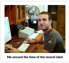Me around the time of the record label