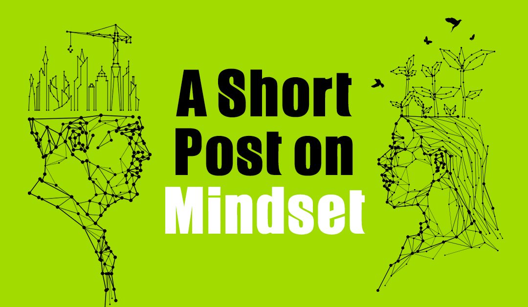 A Short Post on Mindset